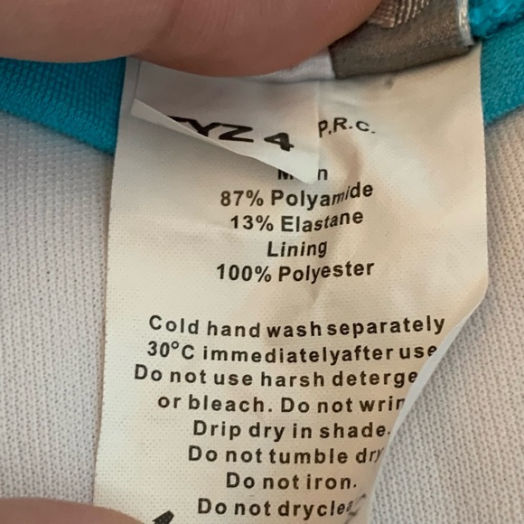 Moontide Blue Strapless Ruched One Piece Swimsuit - Picture 4 of 6